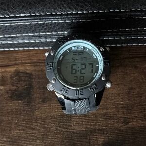 Kenneth Cole Reaction Large Digital Watch with Easy to read Display. Like New.